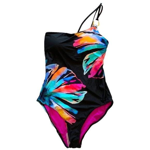 LA BLANCA One Shoulder One Piece Swimsuit! - Picture 2 of 7